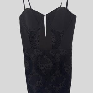 Bebe lace mini dress